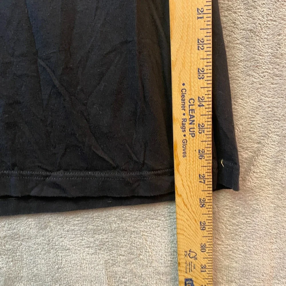 Theory Tour 2019 Band T-Shirt Size M Black Bella Canvas